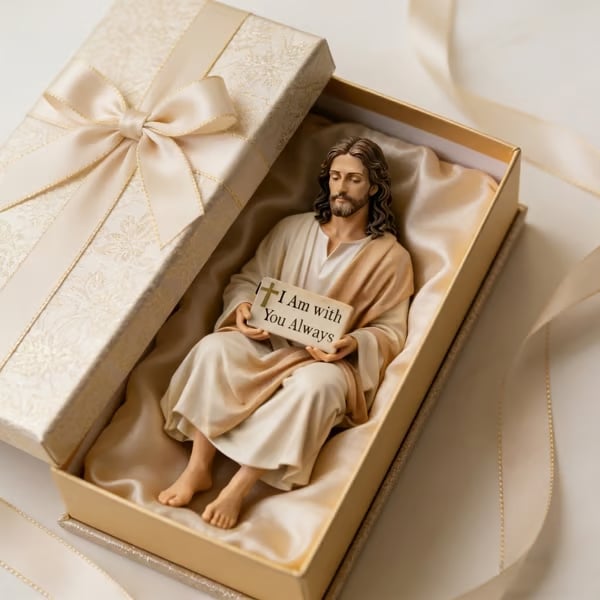 🎁New Year Sale 60% OFF🔥Handcrafted Jesus Figurine✝️Serene Desk Companion🙏