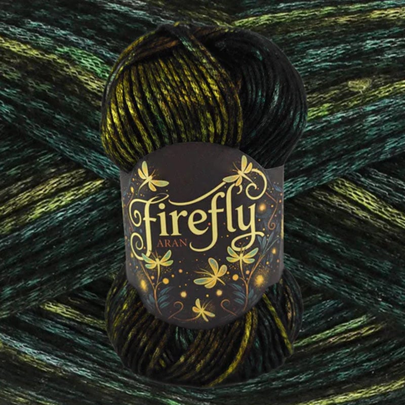 🔥LAST DAY 60% OFF - 🧶Aran Wool ‘Firefly’ Iridescent Shimmer Yarn: A Touch of Magic in Every Stitch💫
