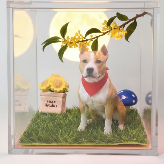 🔥LAST DAY 60% OFF🔥Pet Memorial Holographic Projection House