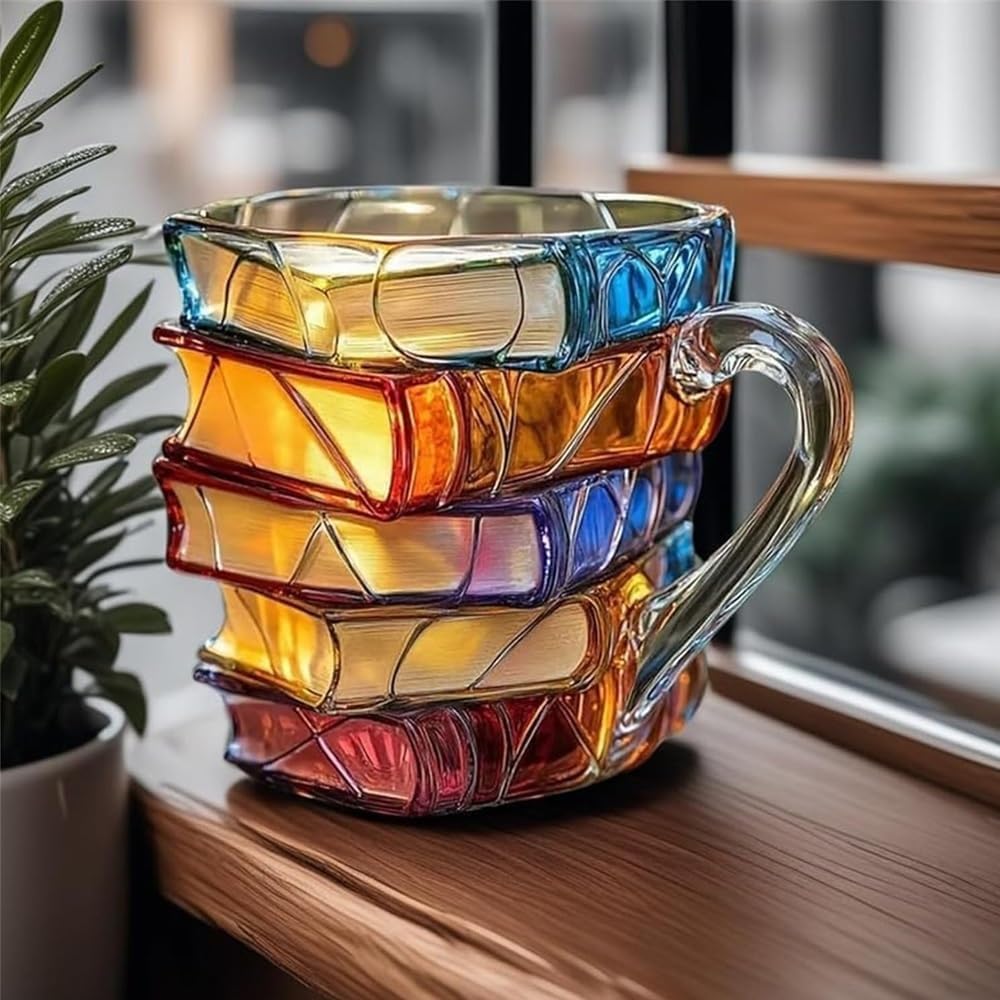 🔥NewYear Sale 70% OFF🏆Painted Book Mug