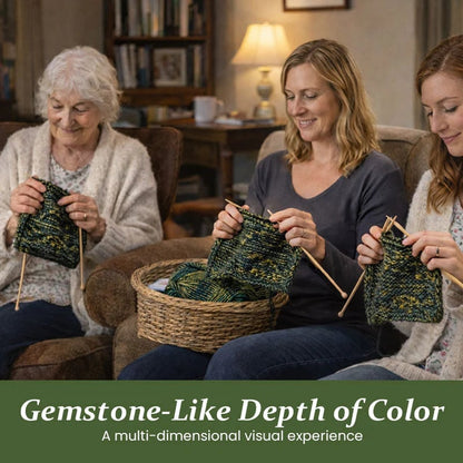 🔥LAST DAY 60% OFF - 🧶Aran Wool ‘Firefly’ Iridescent Shimmer Yarn: A Touch of Magic in Every Stitch💫