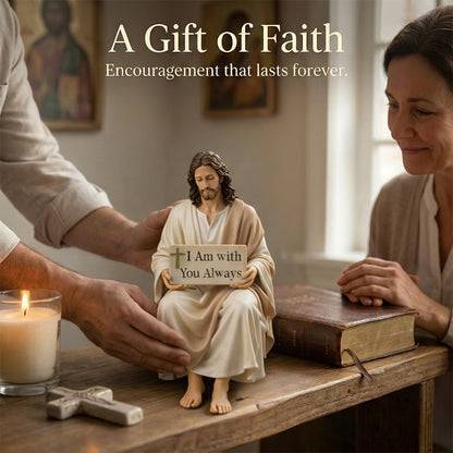 🎁New Year Sale 60% OFF🔥Handcrafted Jesus Figurine✝️Serene Desk Companion🙏